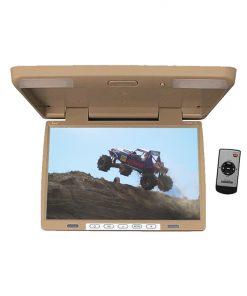 MONITOR 15.4" TVIEW OVERHEAD; TAN; REMOTE;  IR TRANSMITTER