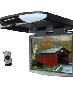 Tview 15.4" Wide Screen LED Flip Down Monitor (Black)