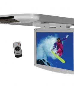 Tview 15.4" Wide Screen LED Flip Down Monitor (Gray)