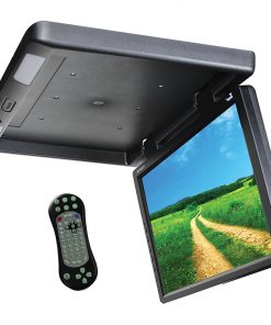 TVIEW 17.3" FLIP DOWN WITH BUILT IN DVD IR & FM MODUL BLACK