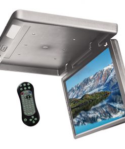 TVIEW 17.3" FLIP DOWN WITH BUILT IN DVD IR & FM MODUL GRAY