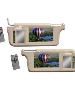 Tivew 7" Sunvisor Monitor driver and passenger side tan