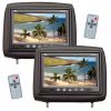 Tview 9" TFT LCD Monitor in headrest IR Trans Black