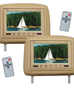 Tview 9" TFT LCD Monitor in headrest IR Trans Tan