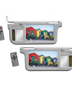 Tivew 9" Sunvisor Monitor driver and passenger side gray
