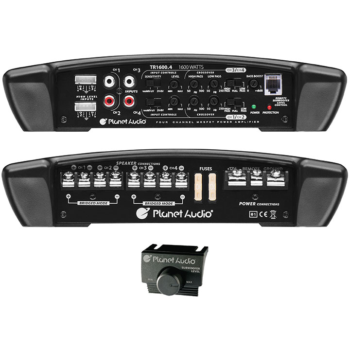 Planet 4 Channel Power Amplifier 400 Watts x 4 Max Power TR16004 - Image 3