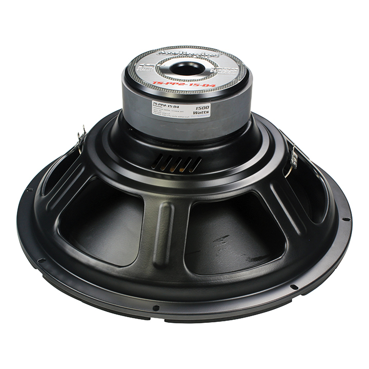 Audiopipe TSPP315D4 Woofer 15" 1800W | Doppia Bobina 4 Ohm | Max Potenza Per Impianto Auto