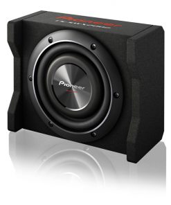 Pioneer 8" Shallow Mount Pre-Loaded Enclosure 600W