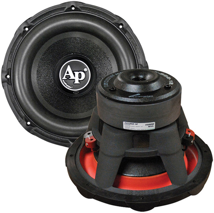 Audiopipe 12" Woofer 1500W Max 4 Ohm DVC