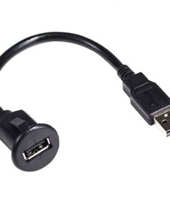 PAC 6ft USB Extension cable with dash mount bracket