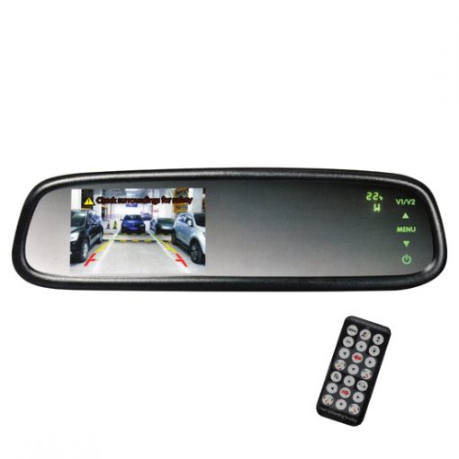 Boyo 4.3" OE Style Rear View Mirror Monitor with Compass & Temperature