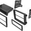 INSTALLATION KIT '05-15 VW DOUBLE DIN/ISO WITH POCKET
