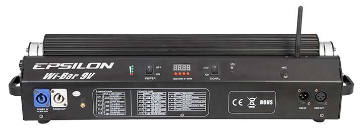 Epsilon 9-15 Watt RGBWA Light Bar Battery Powered WIBAR9V - Image 2