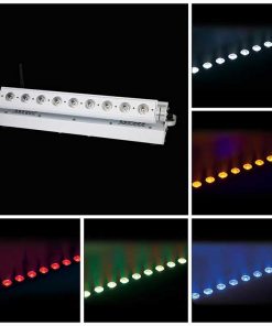 Epsilon 9-15 Watt RGBWA Light Bar White Haousing Battery Powered