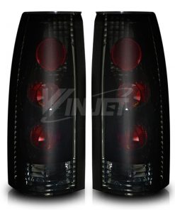 Winjet Chevy CK Altezza Tail Lights Black Housing. Smoke Lens Pair