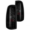 Winjet 99-06 Chevy Silverado / 99-03 GMC Sierra LED Tail Lights - (Black / Smoke)