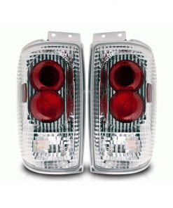 Winjet 97-02 Ford Expedition Altezza Tail Lights - (Chrome / Clear)