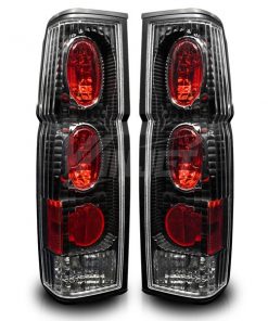 Winjet 86-97 Nissan Hardbody Altezza Tail Light Black/Clear