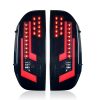 Winjet 2014-16 Toyota Tundra LED Tail Light - Black / Smoke
