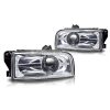 Winjet 92-98 BMW 3 Series E36 / 92-98 BMW M3 Projector Fog Lights - (Clear)