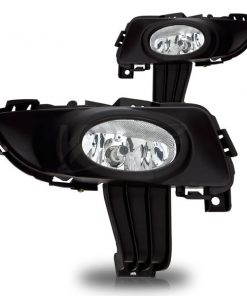 Winjet 04-06 Mazda 3 4Dr Fog Lights - (Clear) - (Wiring Kit Included)