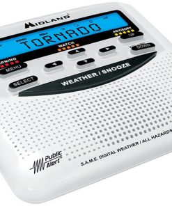 Midland Weather and All Hazard Public Alert Certified Radio Box Packaging