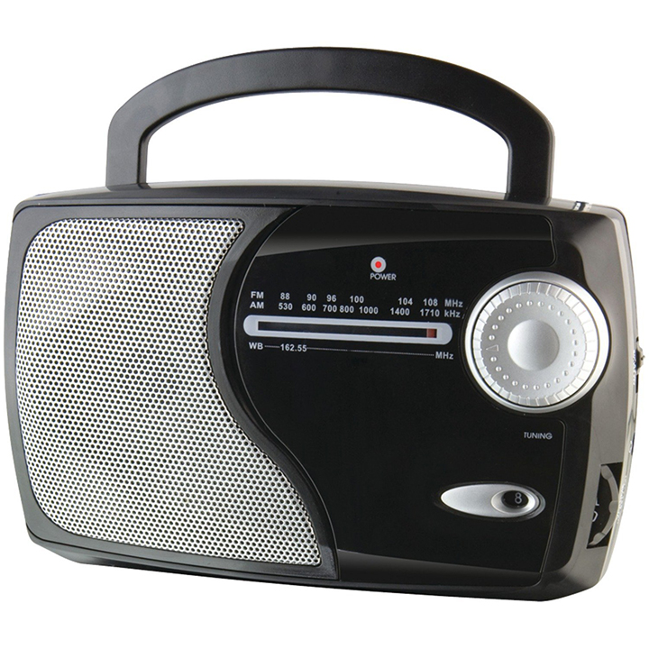 WeatherX Portable NOAA Weatherband AM/FM Radio