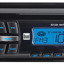 Dual AM/FM/CD Receiver Front 3.5mm Aux Input 60W