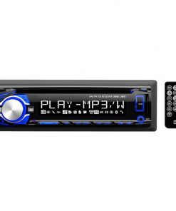 Dual CD/MP3 Player with Charging USB 3.5mm AUX and 3.7" LCD