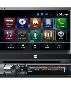 Dual 7 Single-DIN In-Dash DVD with Motorized Touchscreen