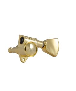 GROVER ORIG. ROTOMATICS &reg; GOLD W/   METAL KEYSTONE BUTTONS SET 6 3+3