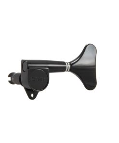 GROVER MINI BASS BLACK CHROME SET 4 4-IN-LINE