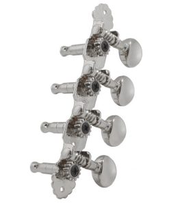 GROVER STA-TITE&trade; MANDOLIN CHROME SET 8 4 + 4 ON PLATE