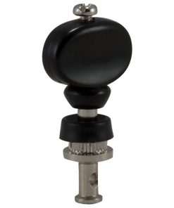GROVER CHAMPION&trade; UKE PEGS W/   BLACK BUTTONS NICKEL SET 4