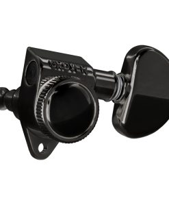 GROVER ROTO-GRIP LOCKING ROTOMATICS &reg; BLACK CHROME SET 6 3 + 3