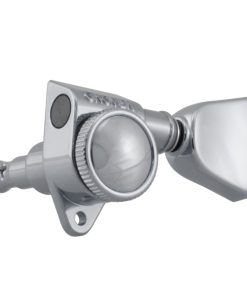 GROVER ROTO-GRIP LOCKING ROTOMATICS &reg; CHROME W/   KEYSTONE BUTTONS SET 6 3 + 3