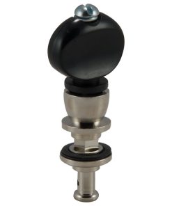 GROVER CHAMPION&trade; UKE PEGS W/   BLACK BUTTONS NICKEL SET 4