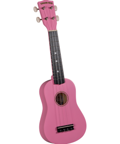 Diamond Head DU-129 Tropical Satin Series Soprano Ukulele - Flamingo Pink