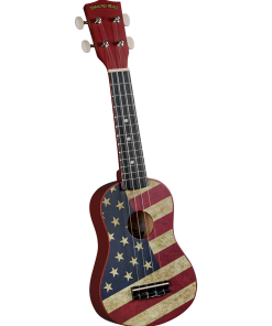Diamond Head DU-131 Vintage Series Soprano Ukulele - American Flag