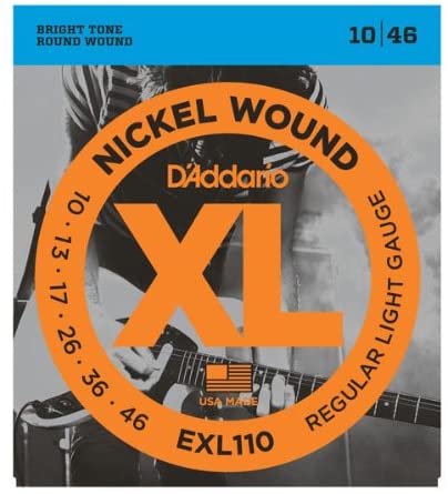 D'addario Electric Guitar Strings Lights