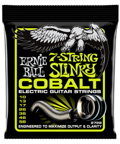 Regular Slinky Cobalt 7-String Electric Guitar Strings - 10-56 Gauge