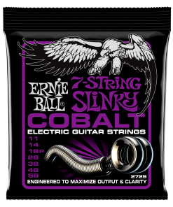 Power Slinky Cobalt  7-String Electric Guitar Strings - 11-58 Gauge