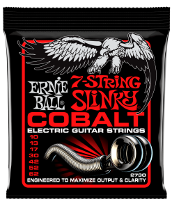 Skinny Top Heavy Bottom Slinky Cobalt 7-String Electric Guitar Strings - 10-62 Gauge