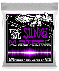 Power Slinky M-Steel Electric Guitar Strings - 11-48 Gauge