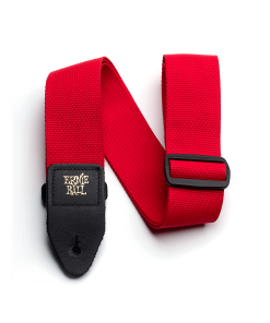 Red Polypro Guitar Strap