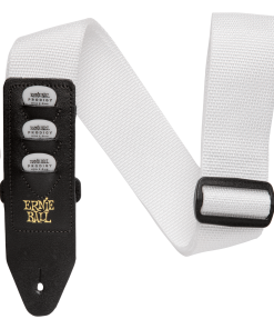 Ernie Ball White Pickholder Strap