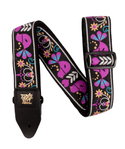 Ernie Ball Purple Bird Lupin Jacquard Strap