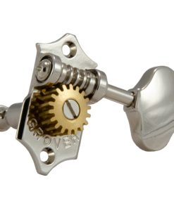 GROVER STA-TITE&trade; U99 SERIES GEARED UKULELE PEGS NICKEL SET of 2 + 2