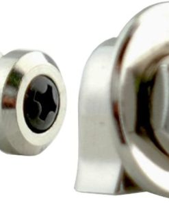 Grover Brand Pro Guitar Lock Strap - Nickel