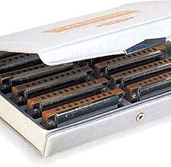 SUZUKI FOLKMASTER 10 HOLE DIATONIC HARMONICA, SET OF 12